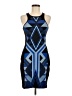 Express Graphic Blue Cocktail Dress Size M - photo 1