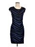 Express Stripes Blue Cocktail Dress Size M - photo 1