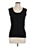 St. John Black Sleeveless Top Size L - photo 1