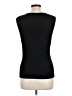 St. John Black Sleeveless Top Size L - photo 2