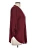Lush 100% Polyester Burgundy 3/4 Sleeve Blouse Size L - photo 4
