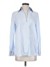 Alexander Wang 100% Cotton Blue collared blouse Size 2 - photo 1