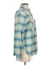 Pendleton 100% Cotton Plaid Blue Long Sleeve Button-Down Shirt Size S - photo 4
