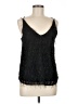 On Twelfth 100% Polyester Black Sleeveless Top Size M - photo 1