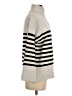 Maje Stripes Gray Turtleneck Sweater Size Lg (3) - photo 4