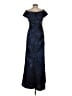 Xscape Blue Cocktail Dress Size 4 - photo 2