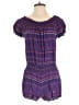 I Love H81 100% Rayon Tweed Purple Romper Size S - photo 1