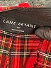 Lane Bryant Plaid Red Casual Pants Size 12P - photo 4