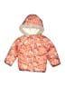 Assorted Brands 100% Polyester Floral Orange Snow Jacket Size 18-24 mo - photo 1