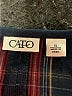 Cato Plaid Blue Jacket Size XL - photo 6