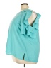 Avenue Teal Short Sleeve Blouse Size 26 - 28 Plus - photo 5