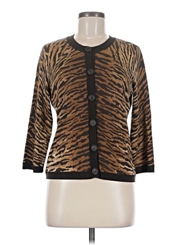Jones New York Signature Silk Cardigan (view 1)