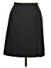 Garnet Hill Solid Gray Wool Skirt Size 10 - photo 1