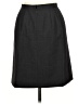 Garnet Hill Solid Gray Wool Skirt Size 10 - photo 2