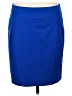 Express Solid Blue Formal Skirt Size 8 - photo 1