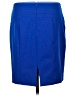 Express Solid Blue Formal Skirt Size 8 - photo 2
