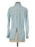 Athleta 100% Lyocell Blue Long Sleeve Button-Down Shirt Size XXS - photo 2
