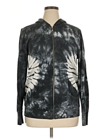 Bleu Zip Up Hoodie (view 1)