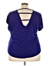 Eyeshadow Purple Short Sleeve Top Size 3X - photo 2