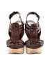 Tory Burch Brown Wedges Size 8 - photo 2