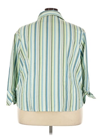 Attention 3/4 Sleeve Button-Down Shirt (view 2)