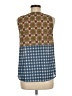 19 Cooper Brown Sleeveless Blouse Size M - photo 2