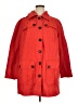 Dennis by Dennis Basso 100% Cotton Red Coat Size 1X - photo 1