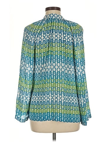 Trina Turk Long Sleeve Silk Top (view 2)