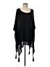 Cejon 100% Rayon Black Poncho One size - photo 1