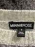 Minnie Rose 100% Cashmere Stripes Gray Cashmere Pullover Sweater Size S - photo 7