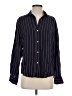 Grayson 100% Lyocell Stripes Blue Long Sleeve Button-Down Shirt Size XS (1) - photo 1