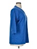 Unbranded Blue Long Sleeve Henley Size XL - photo 4