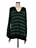 Ann Taylor Stripes Green Pullover Sweater Size M - photo 1