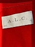 A.L.C. 100% Silk Red Long Sleeve Silk Top Size XS - photo 6