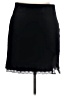 Forever 21 Solid Black Formal Skirt Size L - photo 1