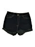 Forever 21 Black Denim Shorts Size 30 waist - photo 1