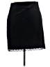 Forever 21 Solid Black Formal Skirt Size L - photo 2