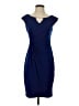 Connected Apparel Blue Cocktail Dress Size 4 (petite) - photo 1