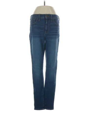 Madewell 9" Mid-Rise Skinny Jeans in Orland Wash: TENCEL&trade; Denim Edition (view 1)
