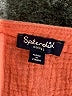 Splendid 100% Cotton Orange Sleeveless Button-Down Shirt Size S - photo 7