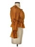 Missguided 100% Polyester Orange 3/4 Sleeve Blouse Size 2 - photo 4