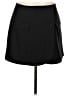 Topshop 100% Polyester Solid Black Casual Skirt Size 10 - photo 1