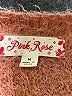 Pink Rose Brown Pullover Sweater Size M - photo 7