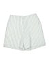 French Connection Stripes Green Shorts Size 2 - photo 1