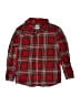Carter's 100% Cotton Plaid Red Long Sleeve Button-Down Shirt Size 5T - photo 1