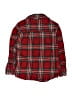 Carter's 100% Cotton Plaid Red Long Sleeve Button-Down Shirt Size 5T - photo 2