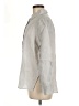 Sigrid Olsen 100% Linen Gray Long Sleeve Blouse Size M - photo 5