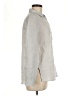 Sigrid Olsen 100% Linen Gray Long Sleeve Blouse Size M - photo 4