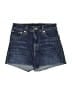 Levi's Solid Blue Denim Shorts Size 25 waist - photo 1