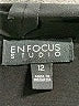 En Focus Studio Solid Black Cocktail Dress Size 12 - photo 7